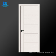 Design simple en bois porte blanche moulée de porte moulée de porte personnalisée GO-EH3